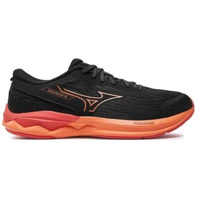 Zapatillas De Running Mizuno Wave Revolt 3 Negras Y Naranjas