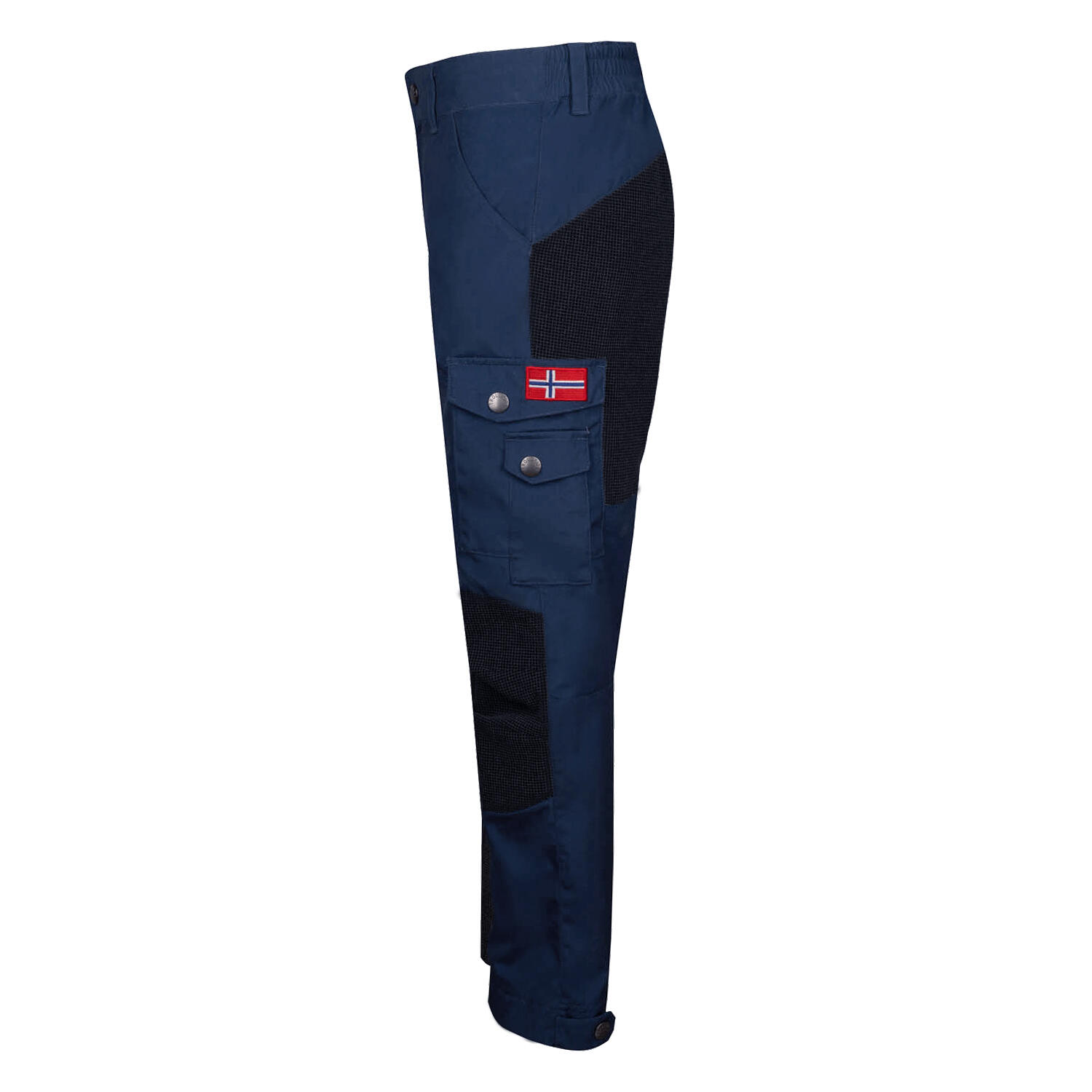 Pantalon outdoor enfant Hammerdalen Mystik bleu 3/4