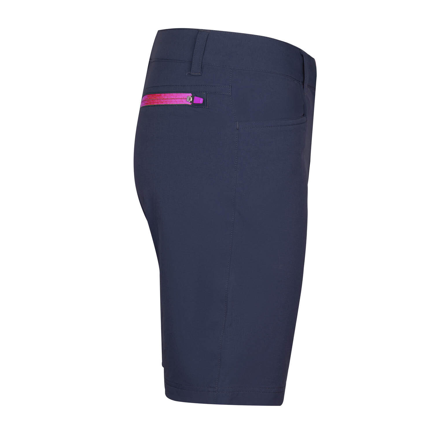 Short enfant Haugesund bleu marine/magenta 4/4