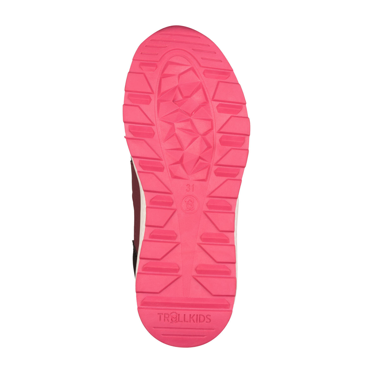 Kinder Winterschuhe Bergen Mid Cut Burgunderrot/Magenta 7/7