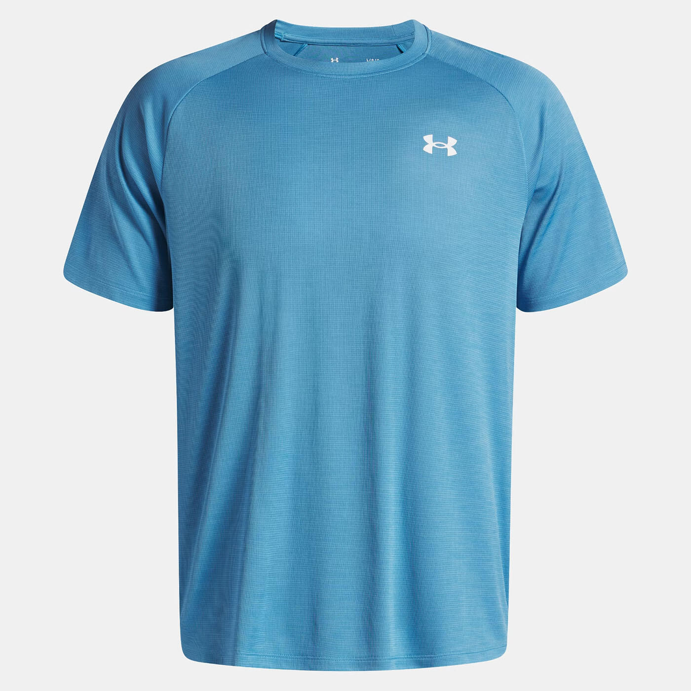 Ua Tech™ Gestructureerd Herent-shirt Ether Blauw 3/4