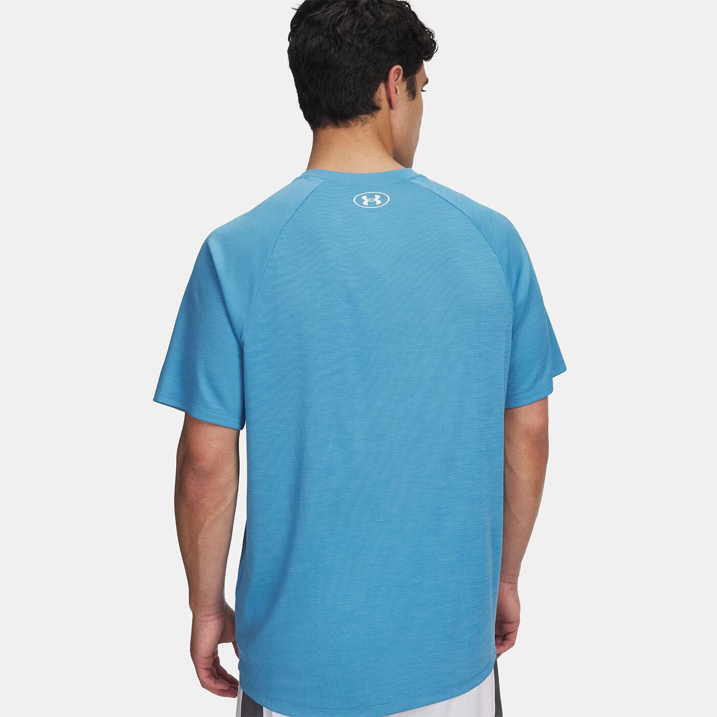 Ua Tech™ Gestructureerd Herent-shirt Ether Blauw 2/4