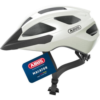 Racefietshelm “macator”. wit