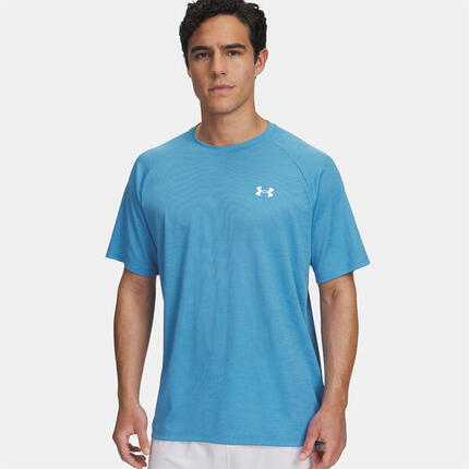 T-shirt texturé UA Tech™ pour homme Bleu éther