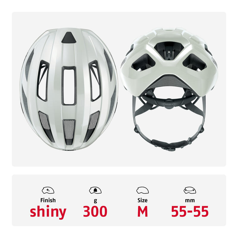 Kask rowerowy z daszkiem Abus Macator