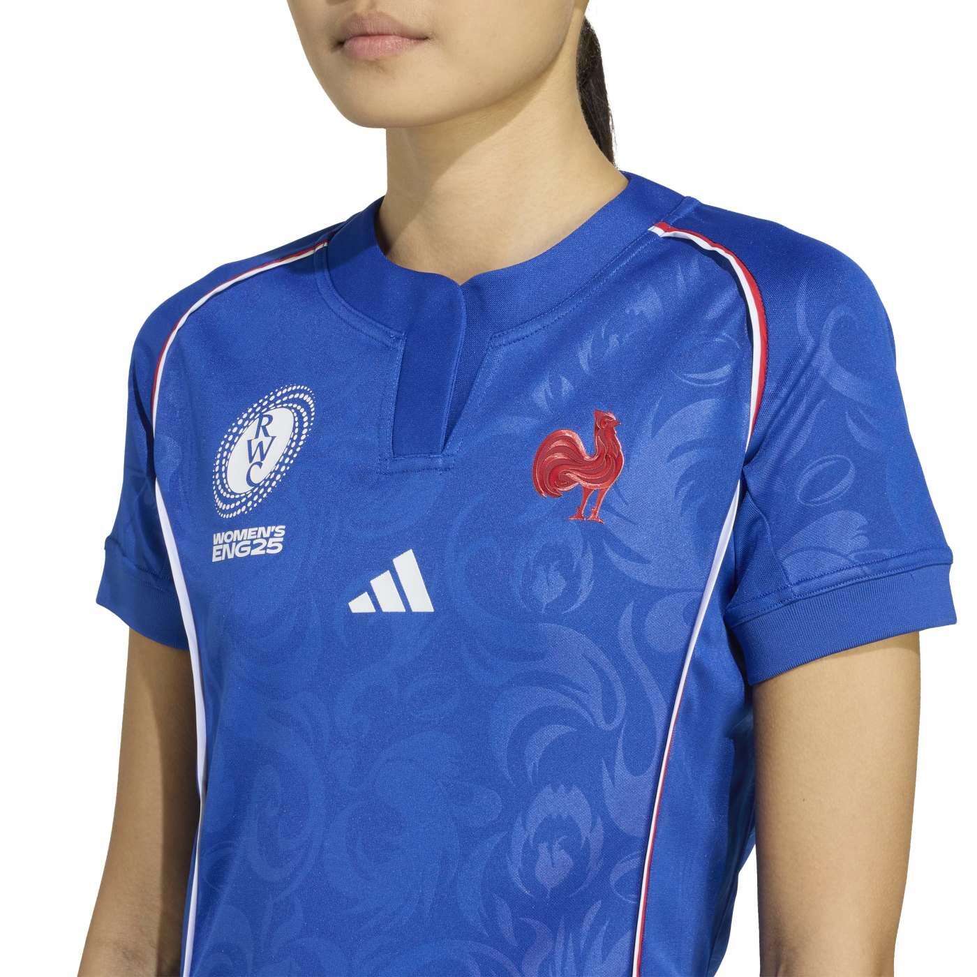 France Home Replica Women's Rugby Jersey WRWC25 7/7