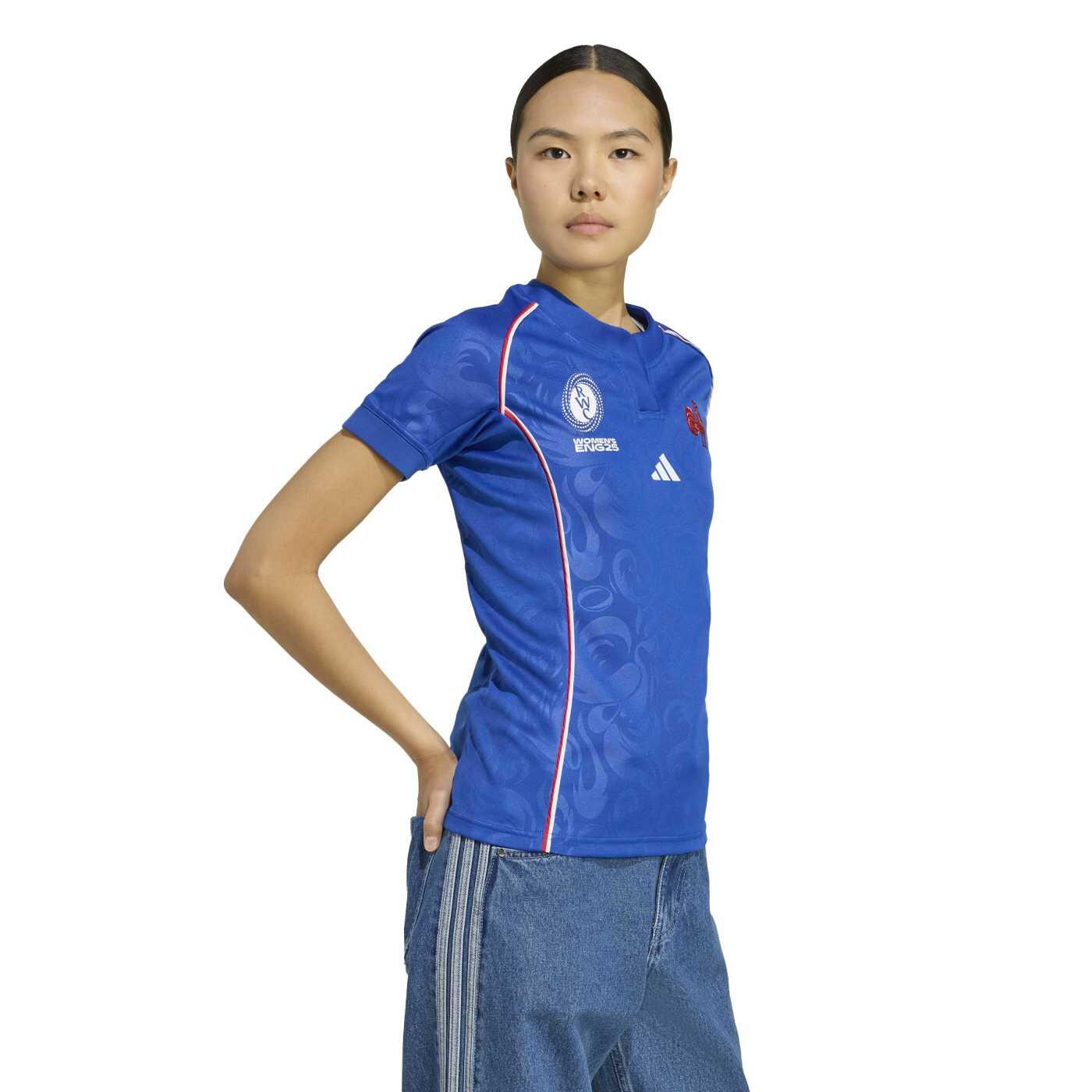 France Home Replica Women's Rugby Jersey WRWC25 5/7