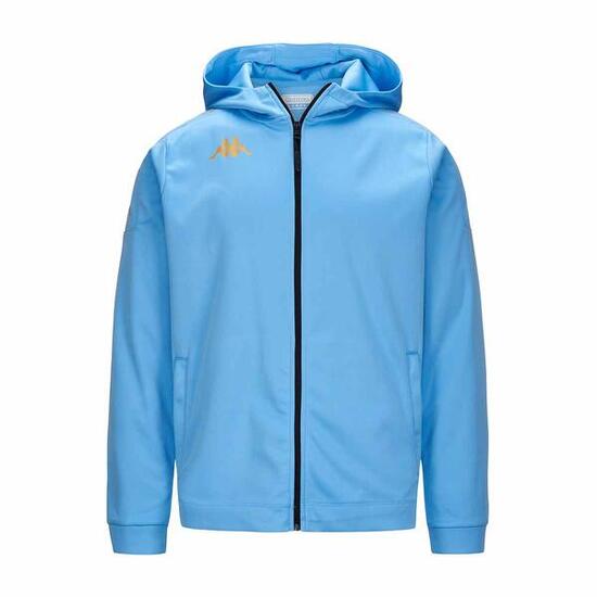 Veste à capuche manches longues homme Grevolo bleu