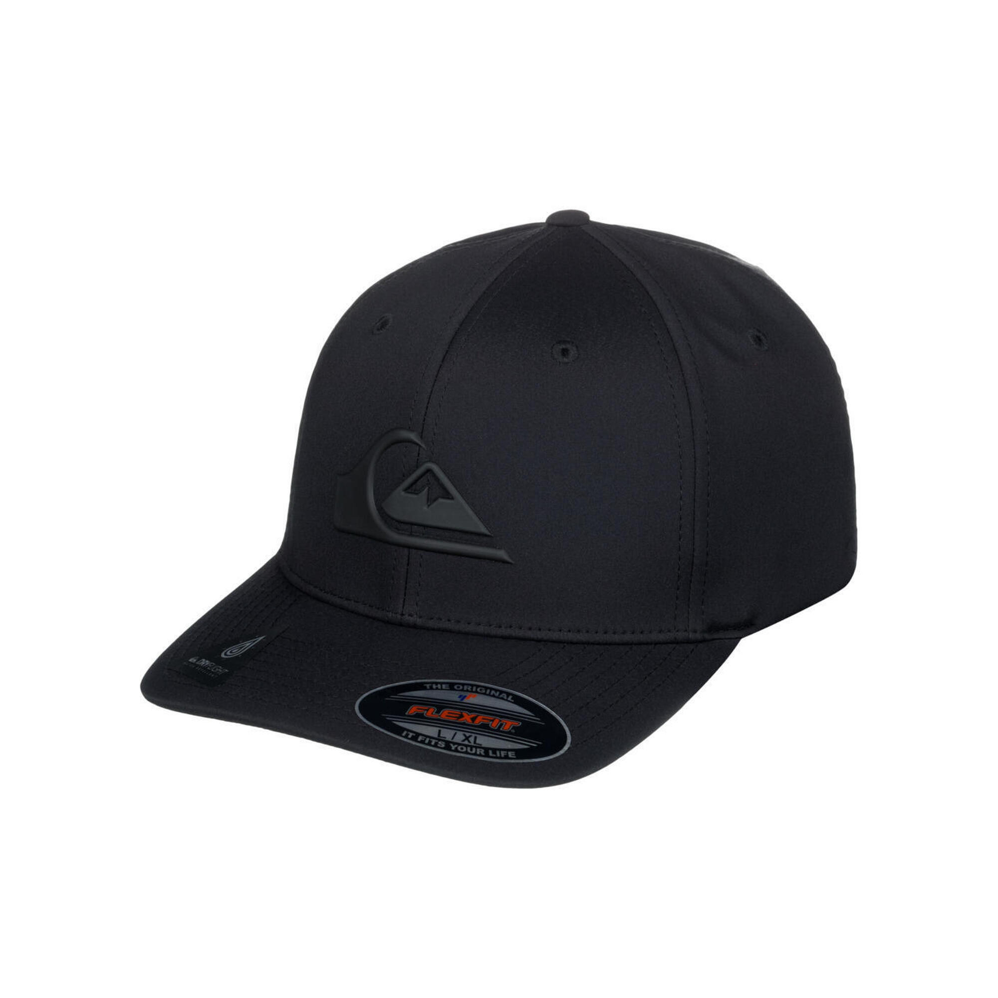 Quiksilver - Casquette Flexfit Amped Up Noir Homme - Chapeau - Noir - 38 S - Decathlon
