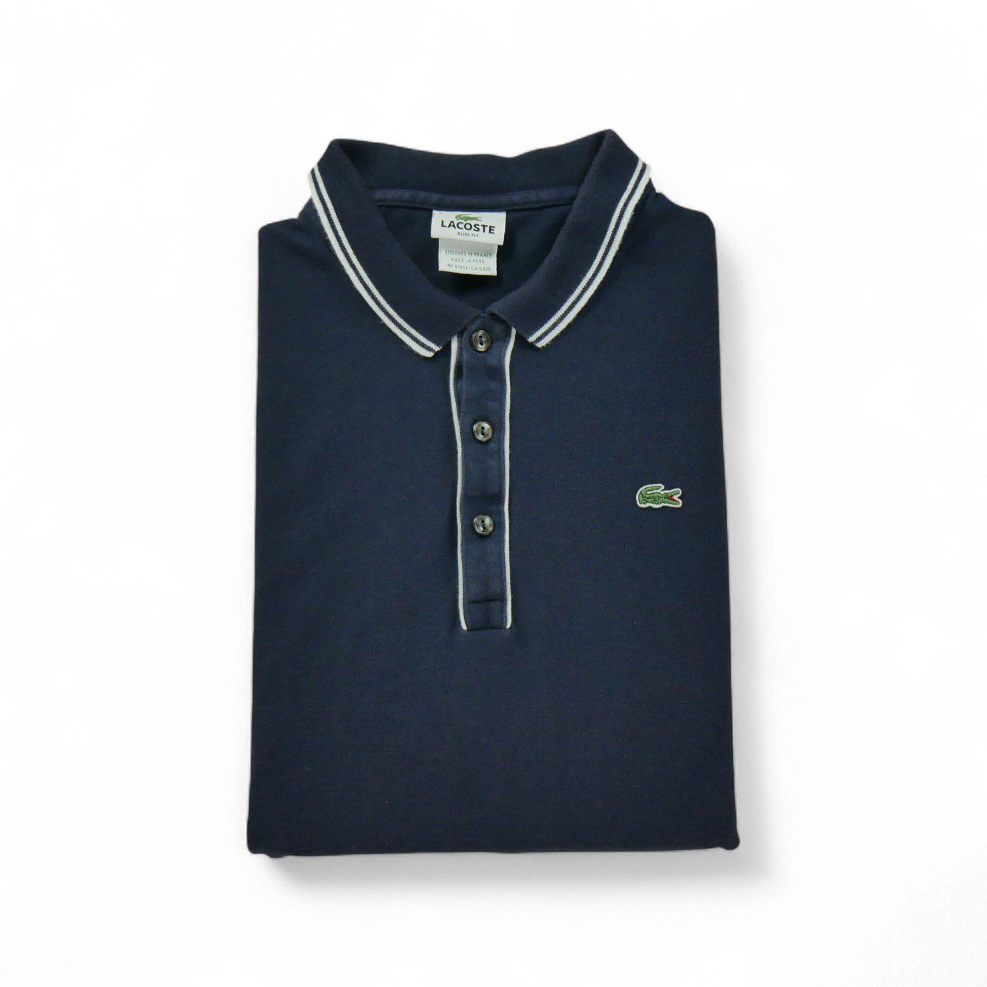LACOSTE Segunda Vida - Polo feminino de manga curta - Como novo