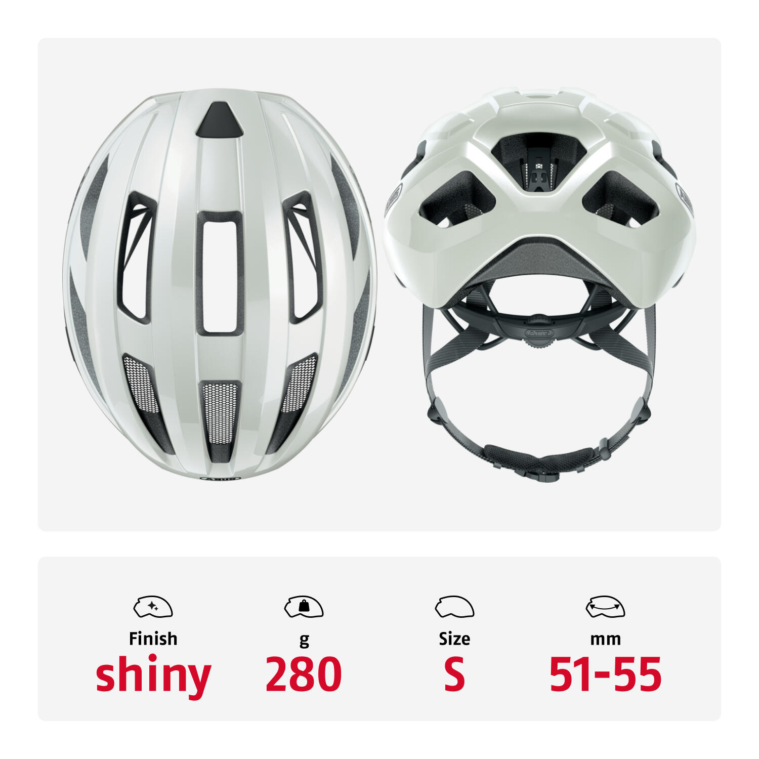 Rennrad-Helm "Macator", weiß 4/7