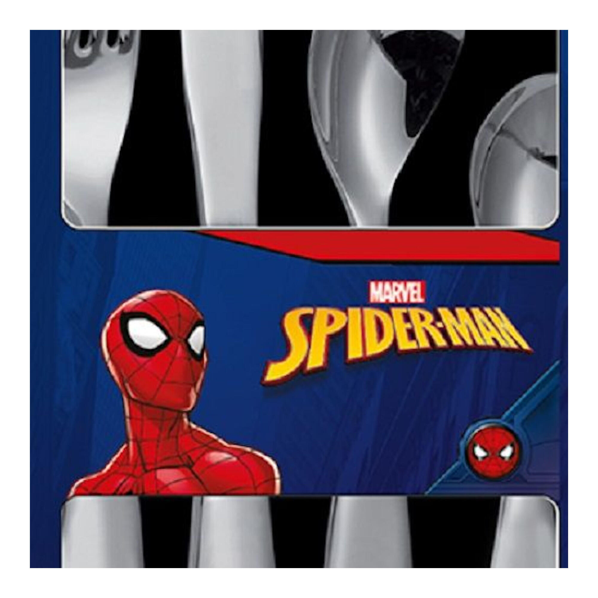 Conjunto de 4 talheres infantis para acampamento e viagem do Homem-Aranha 3/3