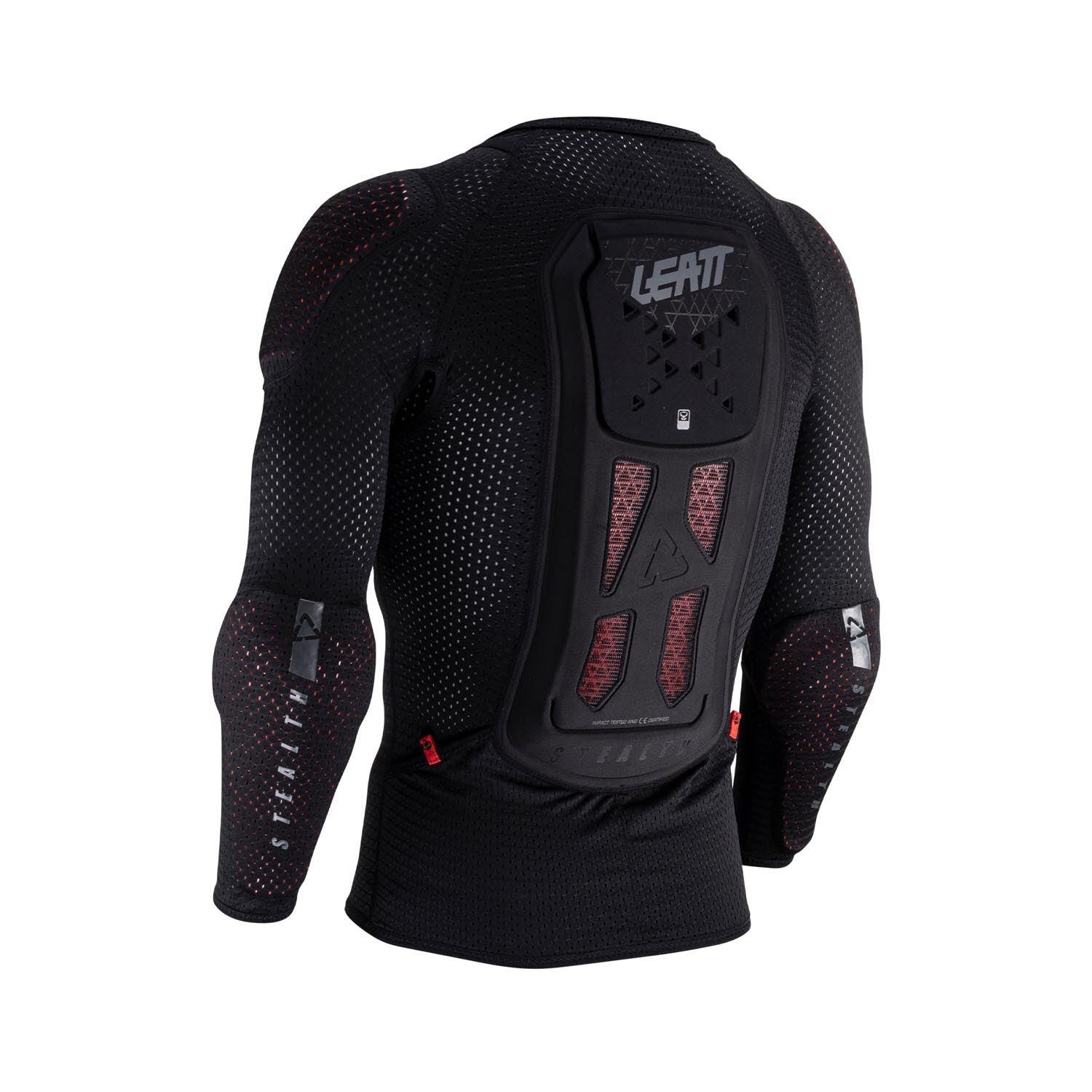 Chaleco de protección Leatt ReaFlex Stealth Negro 6/8