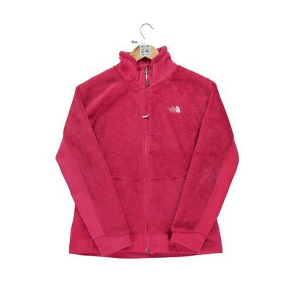Tweedehands - dames roze fleece jas - als nieuw