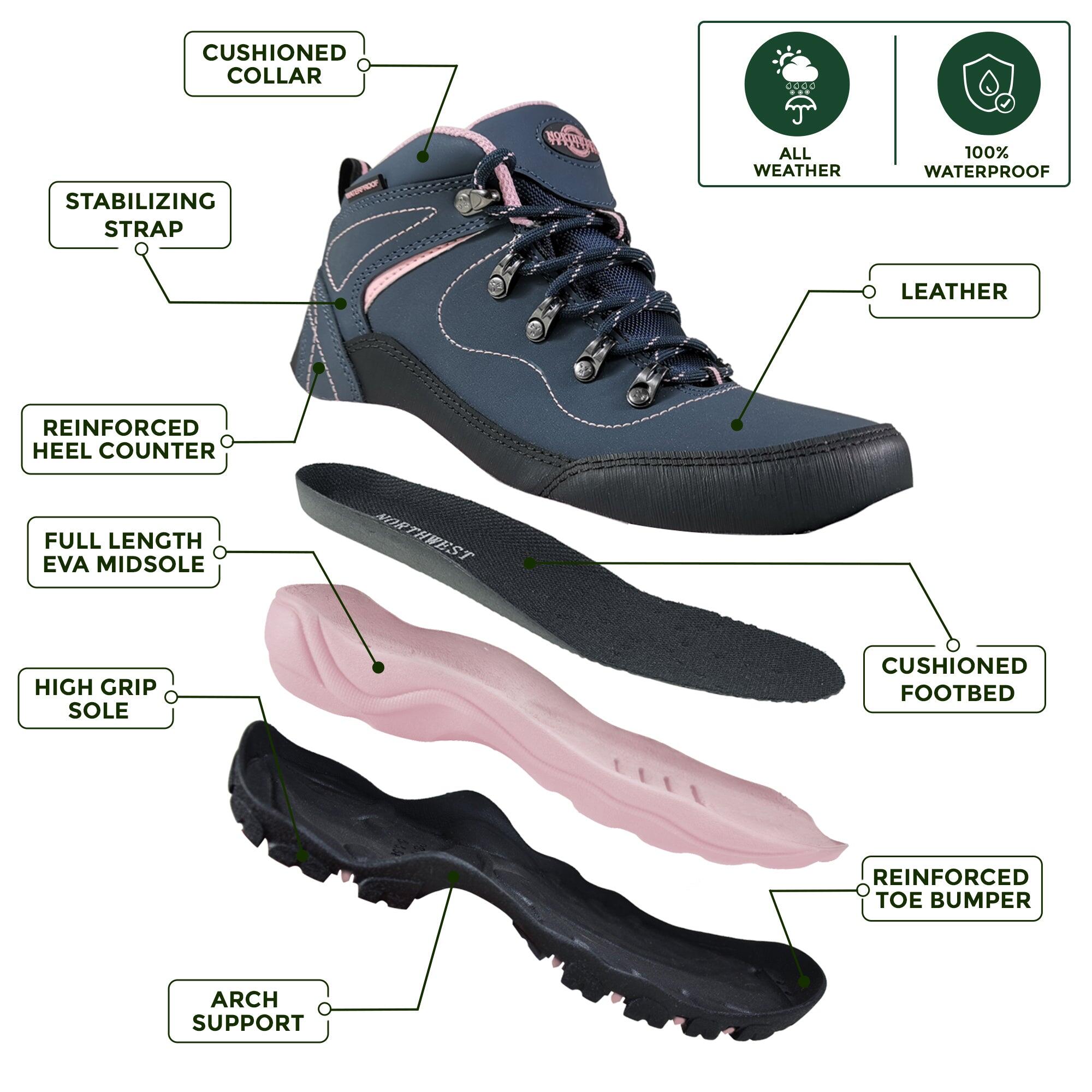 TEXAS Women's Waterproof Walking Boots 2/7