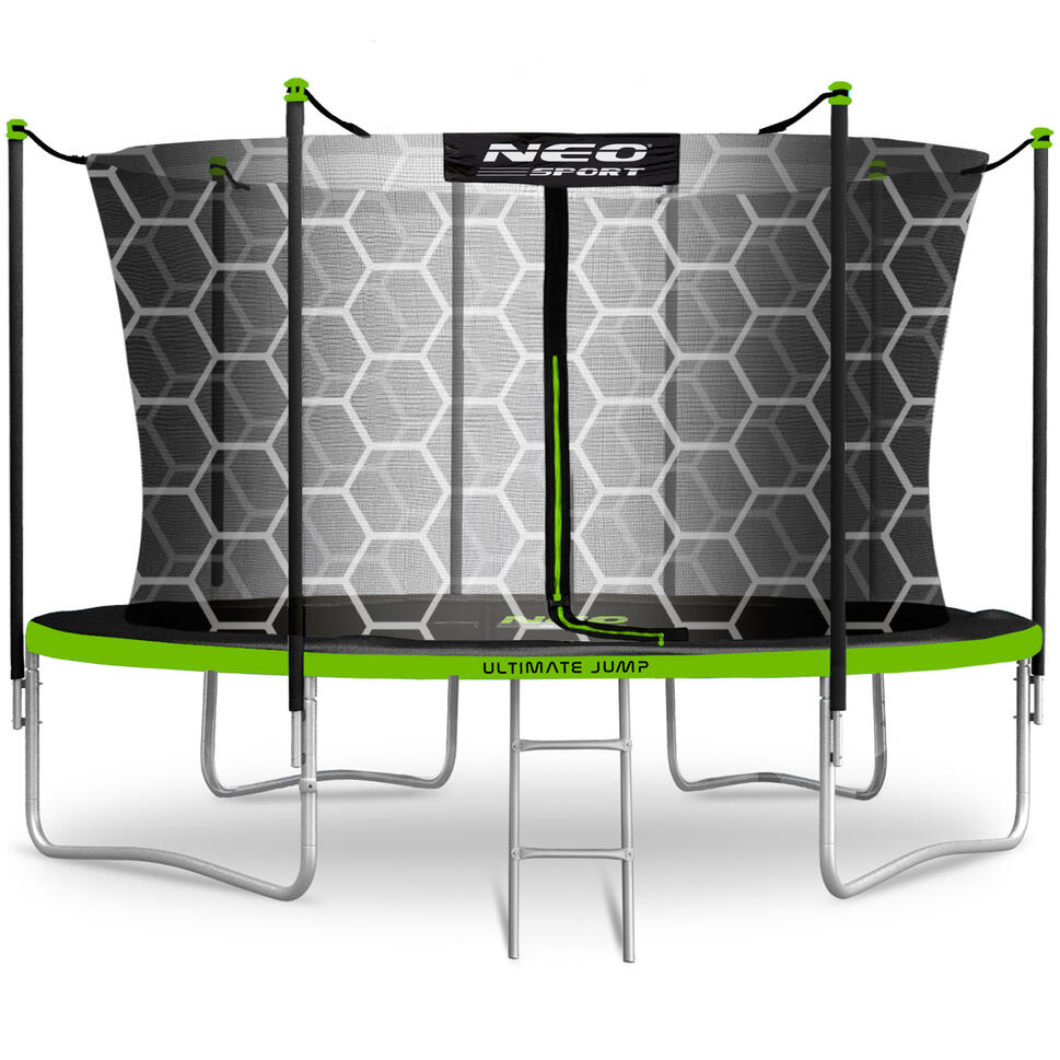 Trampolina ogrodowa z siatką wewnętrzną Neo-Sport 404cm 13ft