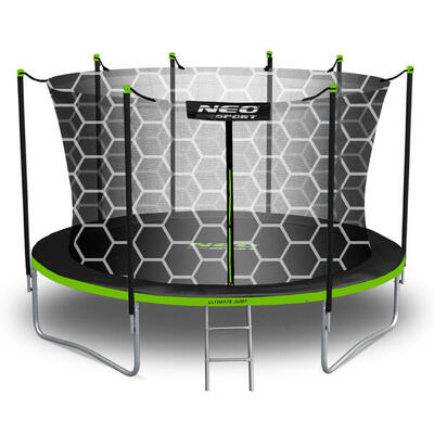 Trampolina ogrodowa z siatką wewnętrzną Neo-Sport 404cm 13ft
