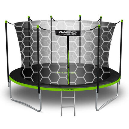 Trampolina ogrodowa z siatką wewnętrzną Neo-Sport 404cm 13ft