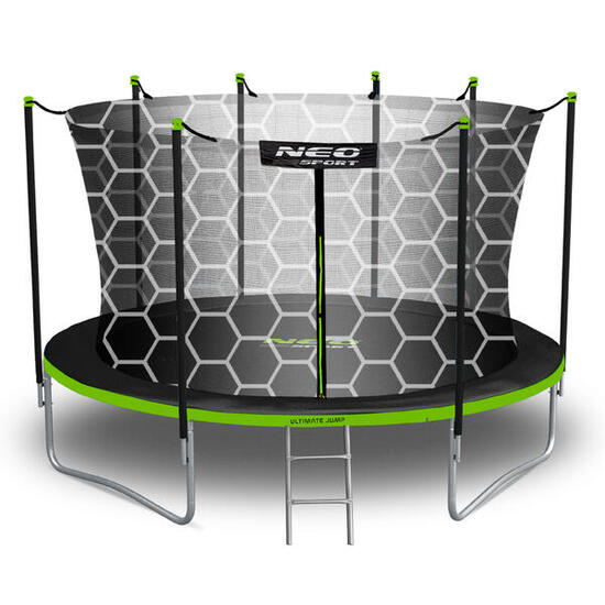 Trampolina ogrodowa z siatką wewnętrzną Neo-Sport 404cm 13ft