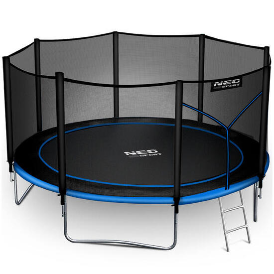 Trampolina ogrodowa z siatką zewnętrzną Neo-Sport 404cm 13ft