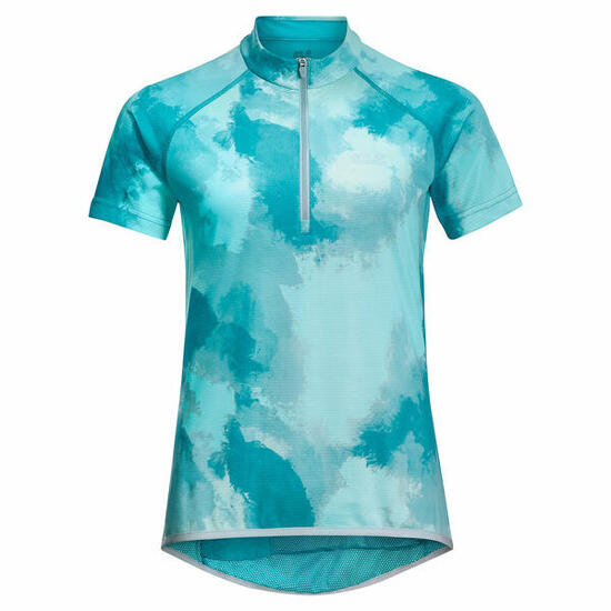 Damen T-Shirt W TOURER HALFZIP PRINT TEE