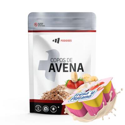 Gearomatiseerde havervlokken - 800 g custard mm supplements