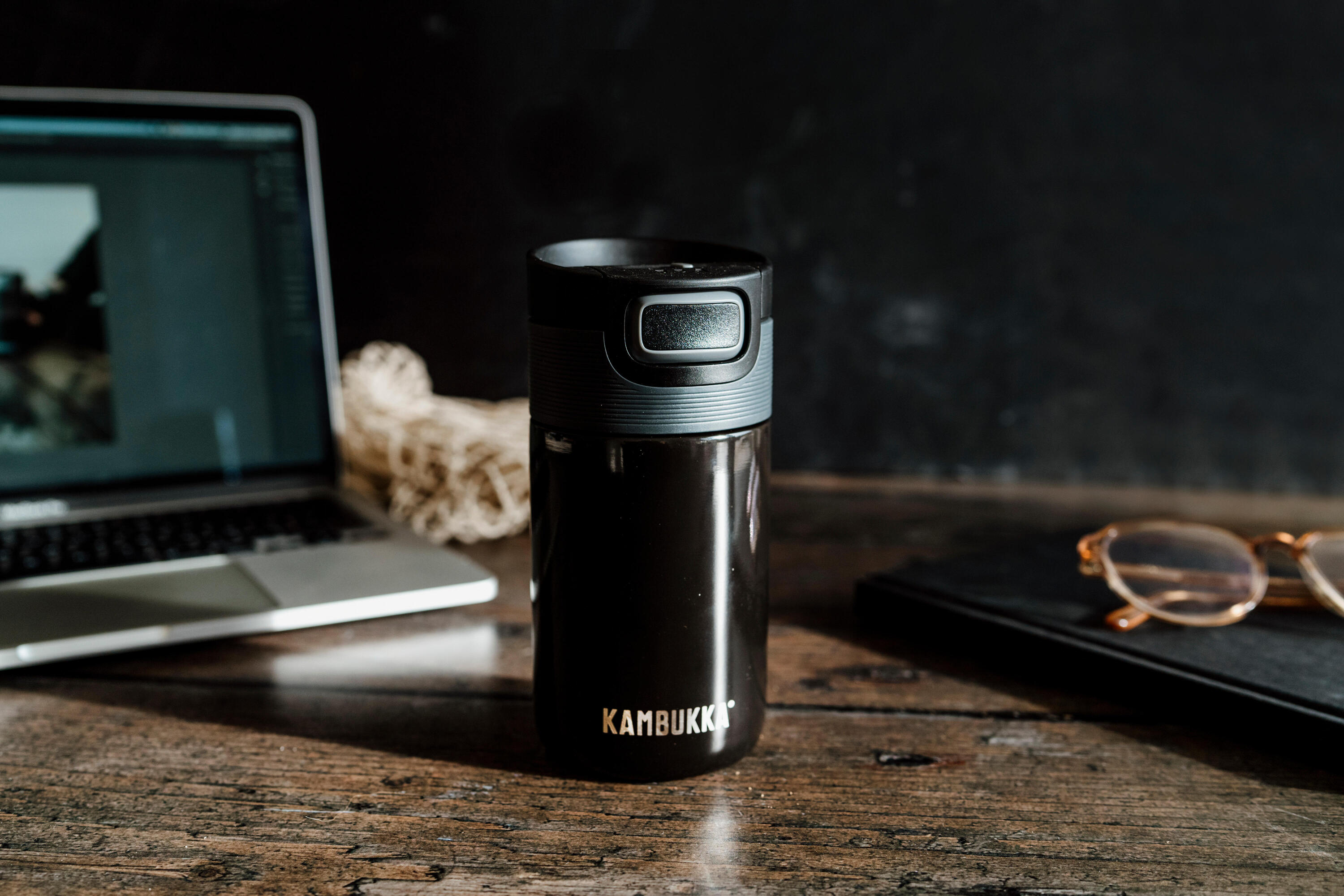 Kambukka Etna bouteille isotherme 300ml Pitch Black 6/7