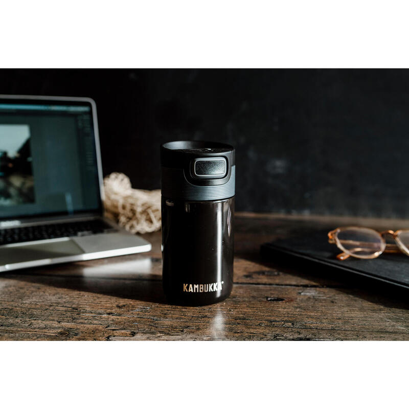 Termohrnek Turistický nerezový Etna Pitch Black 300 ml