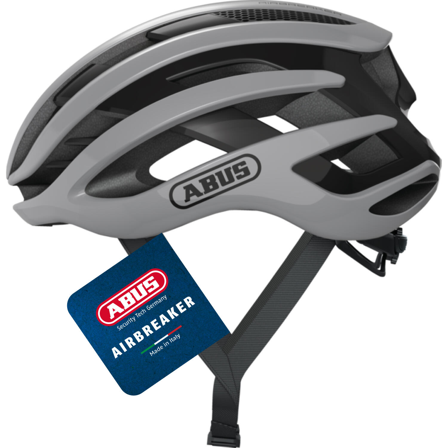 Kask rowerowy szosowy „Airbreaker”, szary