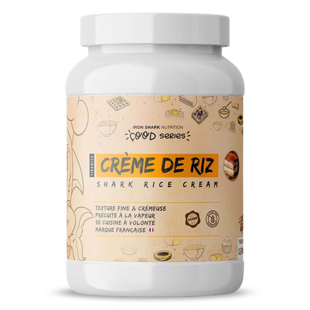 Iron Shark - Crème De Riz - Shark Rice Cream - Tiramisu 1500g - Crème Énergétique - 1,5 Kg - Decathlon