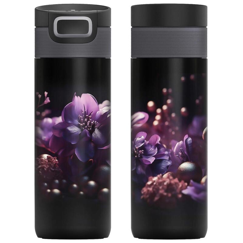 Termohrnek Etna 500 ml 3v1 nerez Purple Flower limitovaná edice