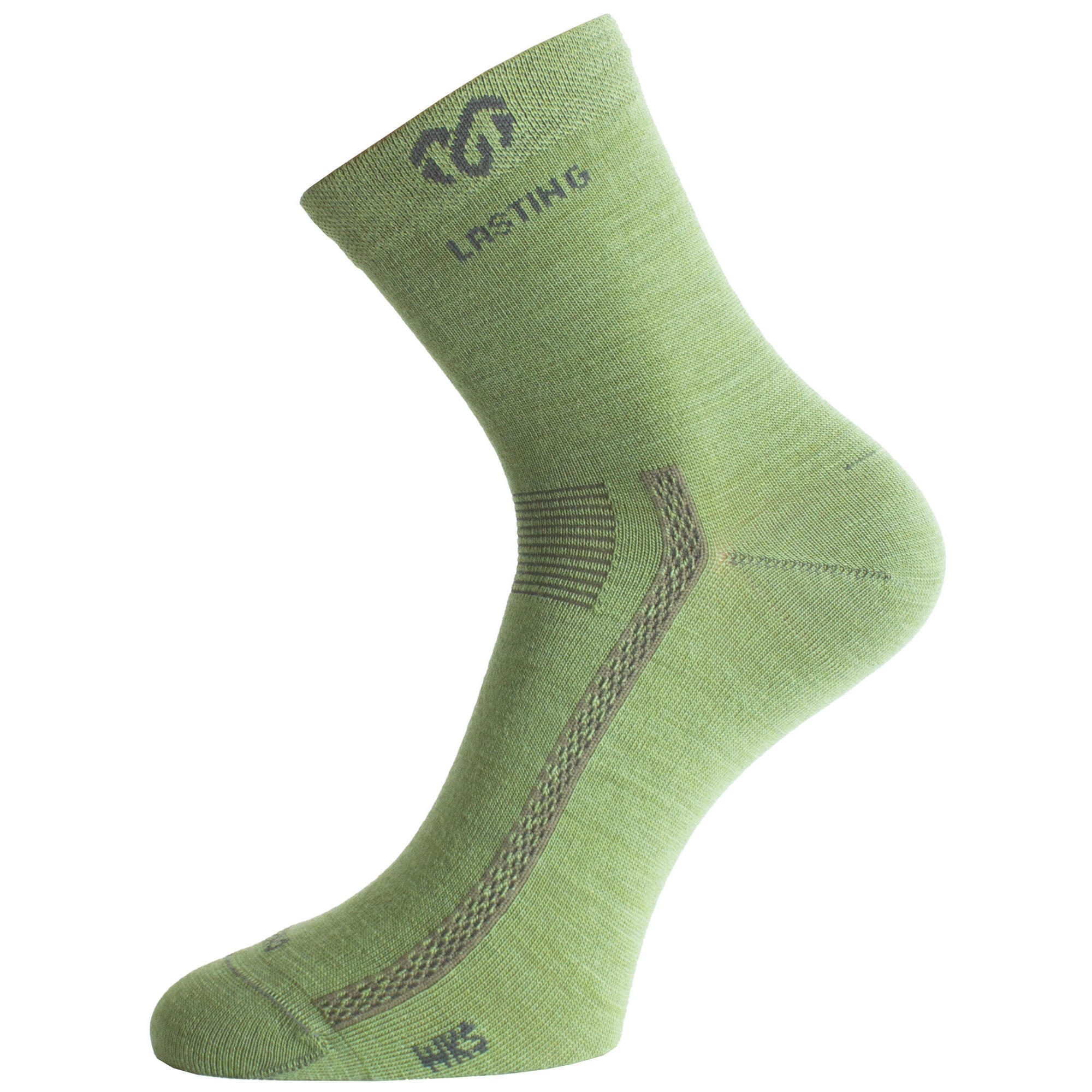 Lasting - Chaussettes En Mérinos Wks - Chaussettes - Vert - Decathlon