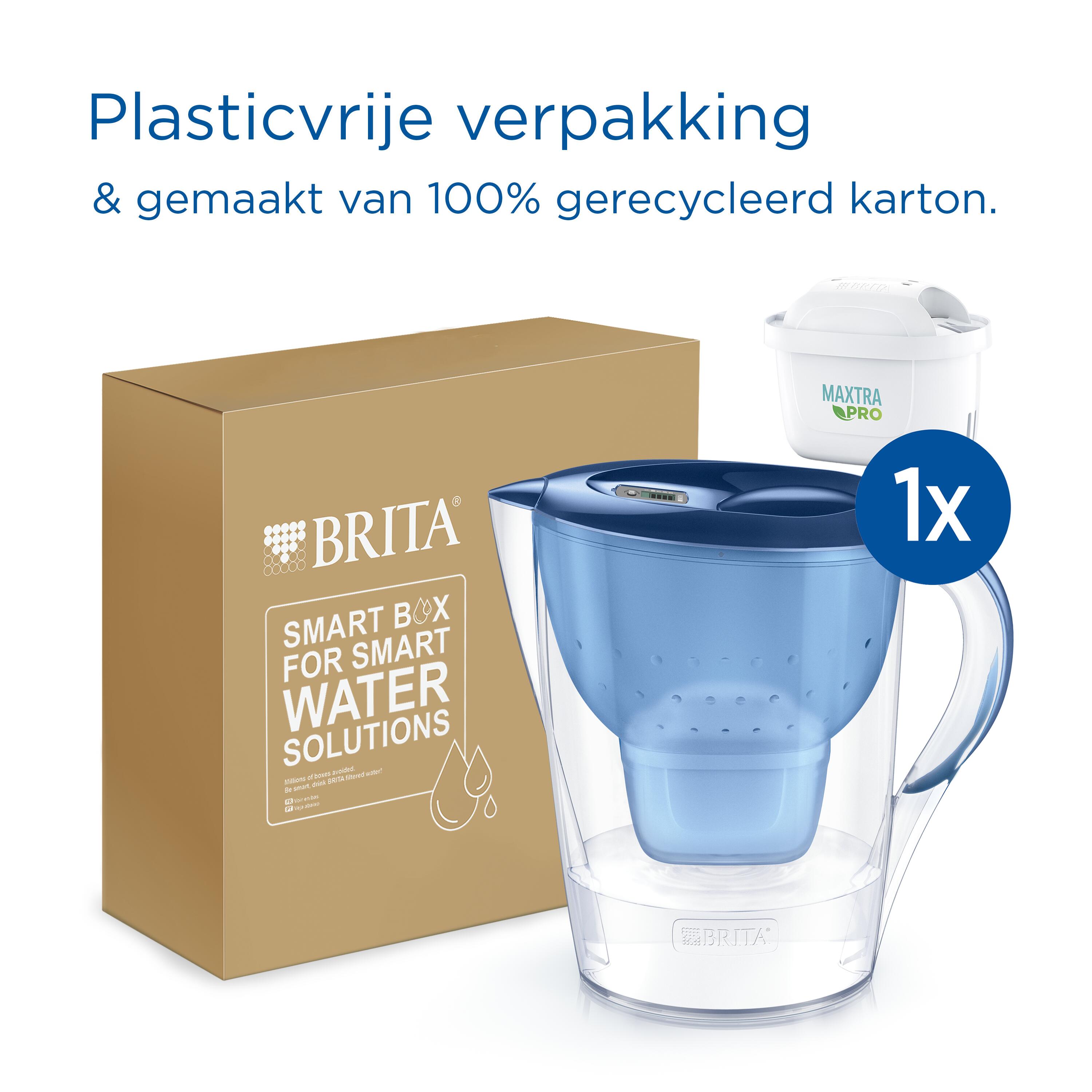 BRITA Marella Jarra Filtradora de Agua XL de 3,5 L, Incluye 1 Filtro MAXTRA PRO 2/7