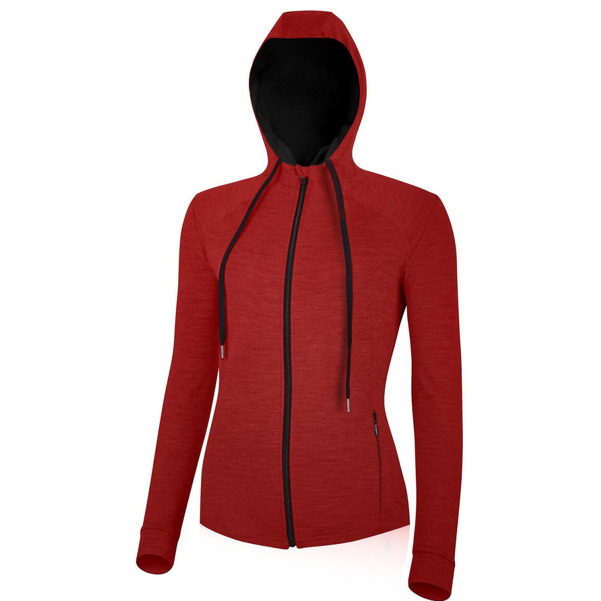 LASTING Dámská merino mikina KARMINA