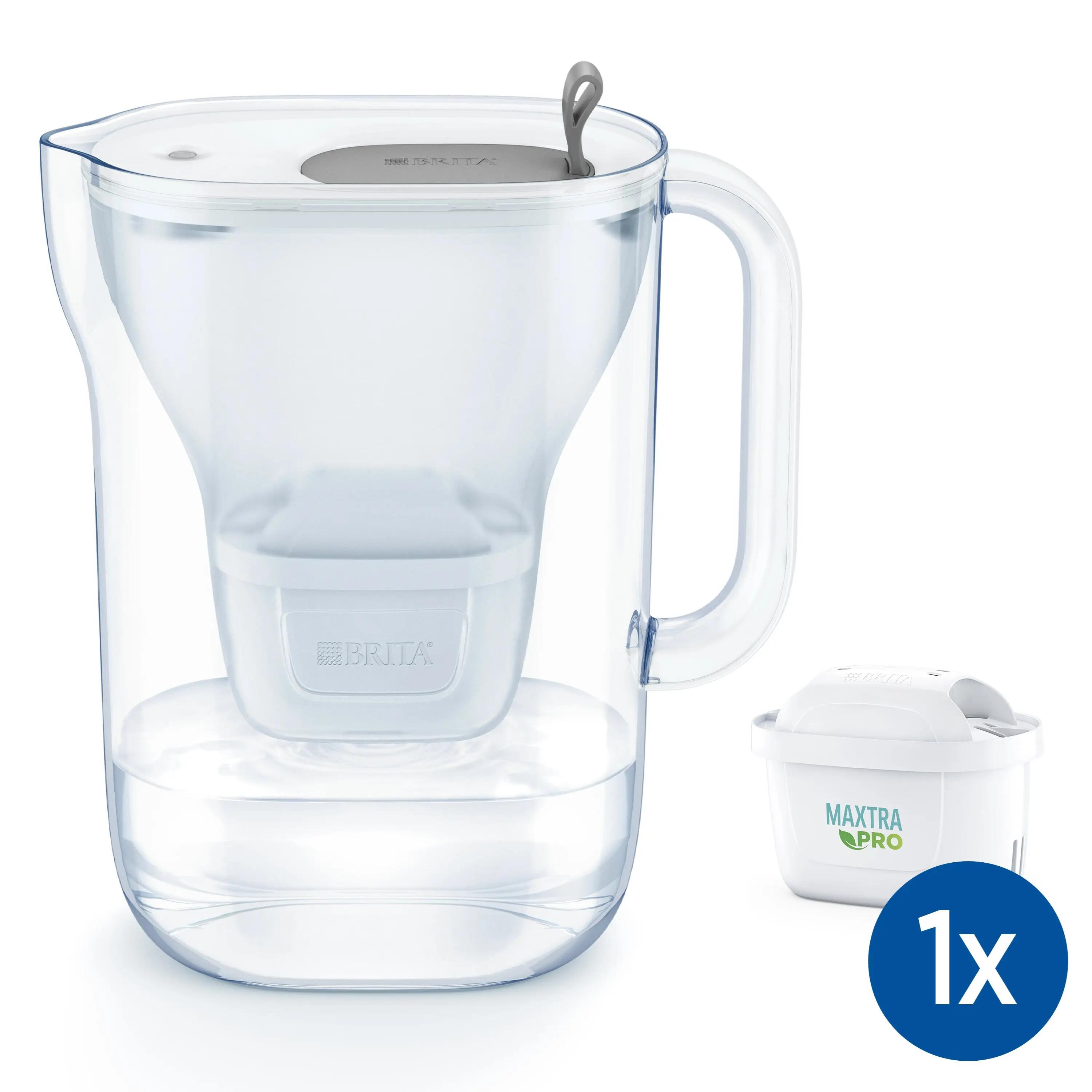 BRITA Carafe filtrante Style Cool 2.4L gris 2/7
