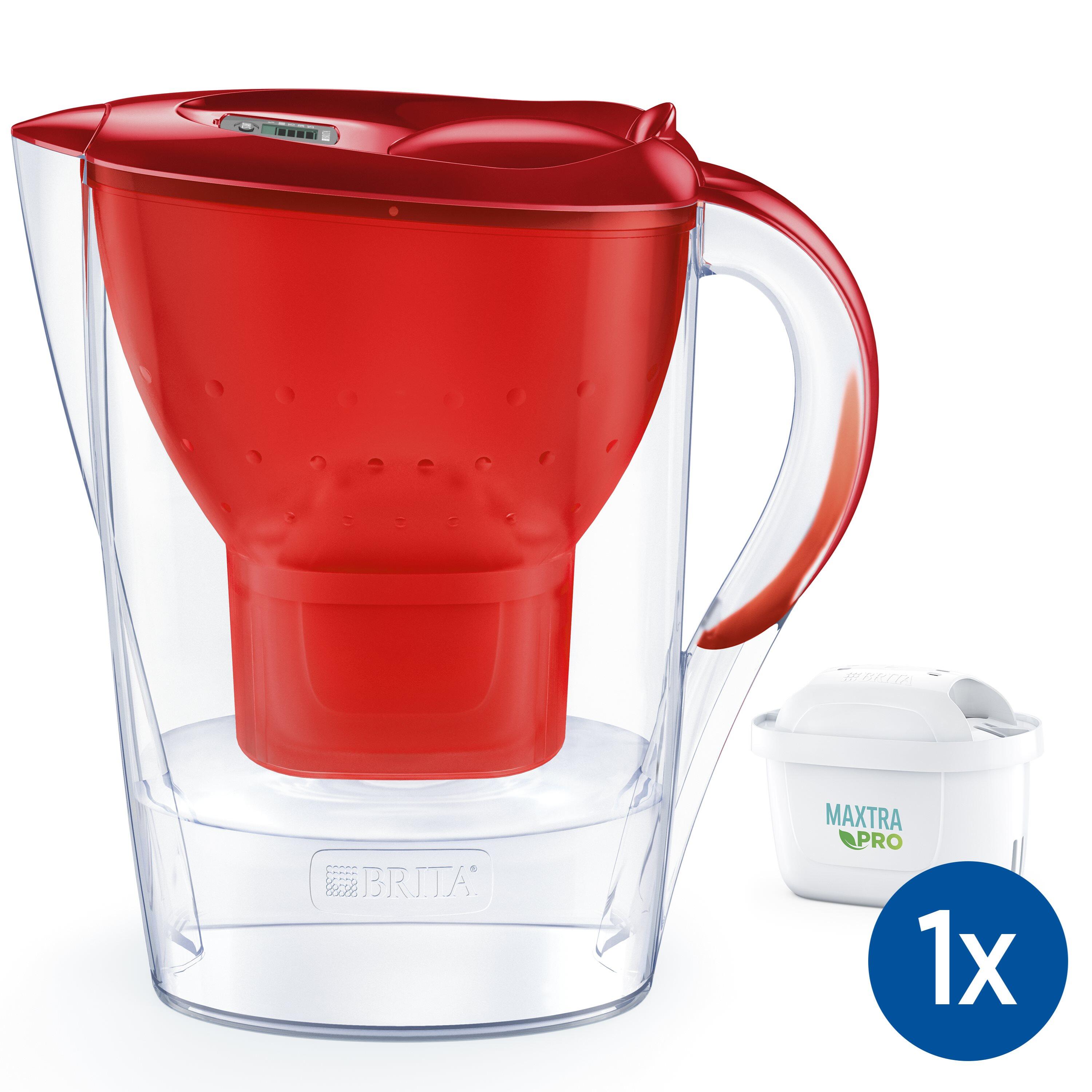 BRITA Marella Waterfilterkan 2,4L - Rood - incl. 1 MAXTRA PRO ALL-IN-1 Filter 2/7