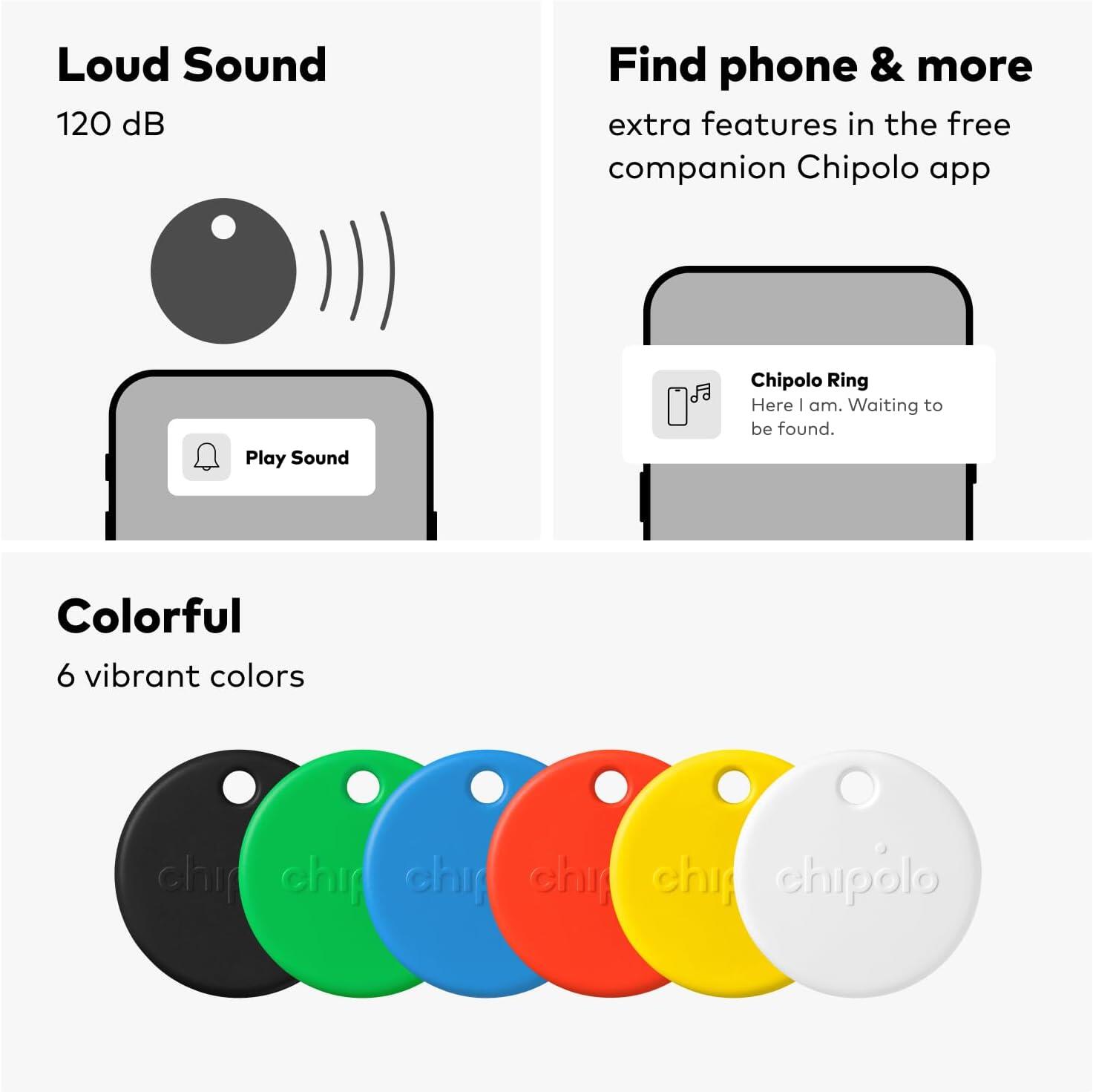 Chipolo POP Noir (Android & Apple Find My) 3/6