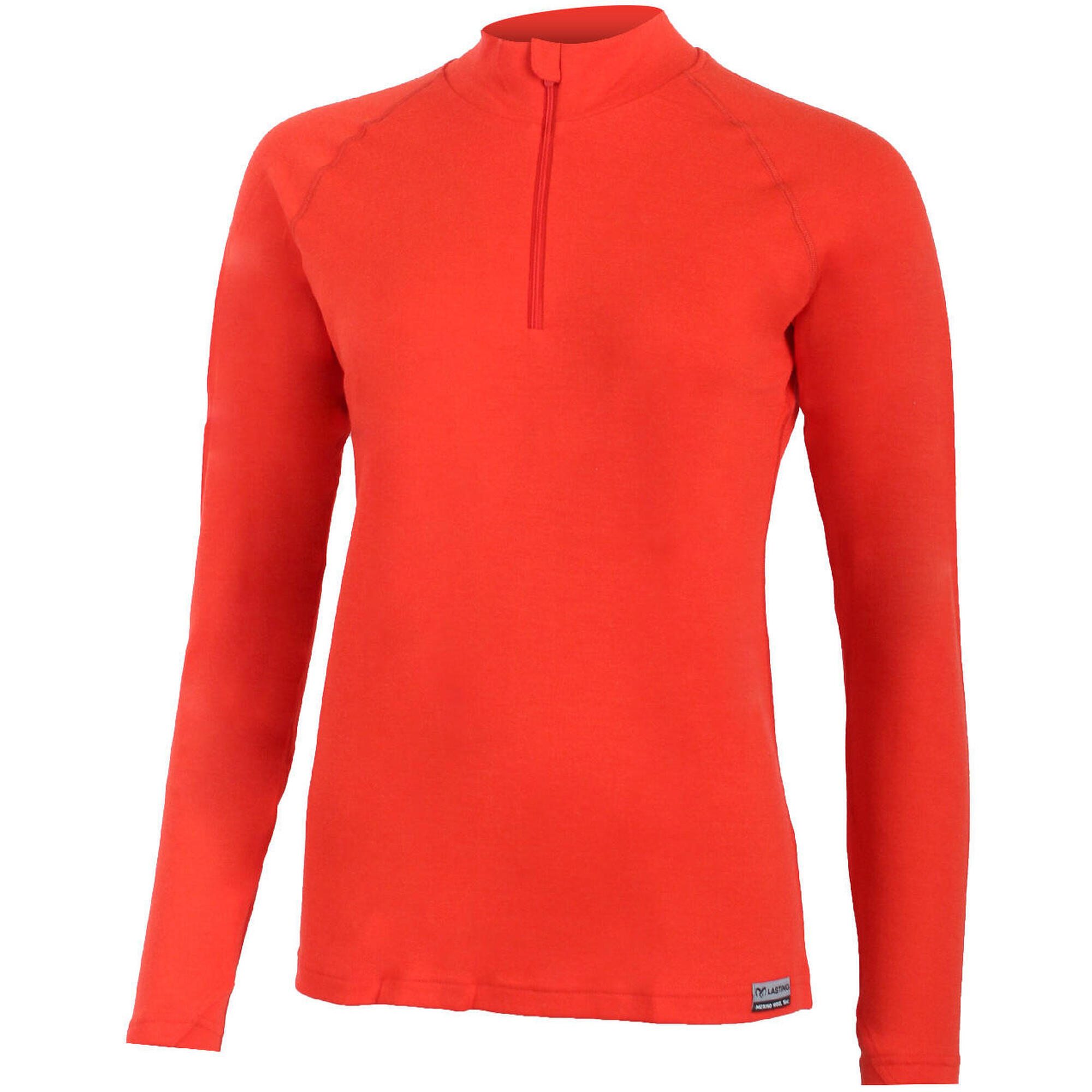 Lasting - Pull Mérinos Femme Laura - Sweat-shirt - Bordeaux|rouge - Decathlon