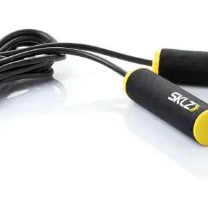 SKLZ Jump Rope Black and Yellow, Adjustable Length