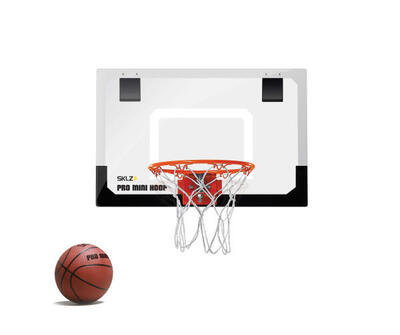Pro mini basketbalring. indoor. stevig bord. inclusief bal - sklz