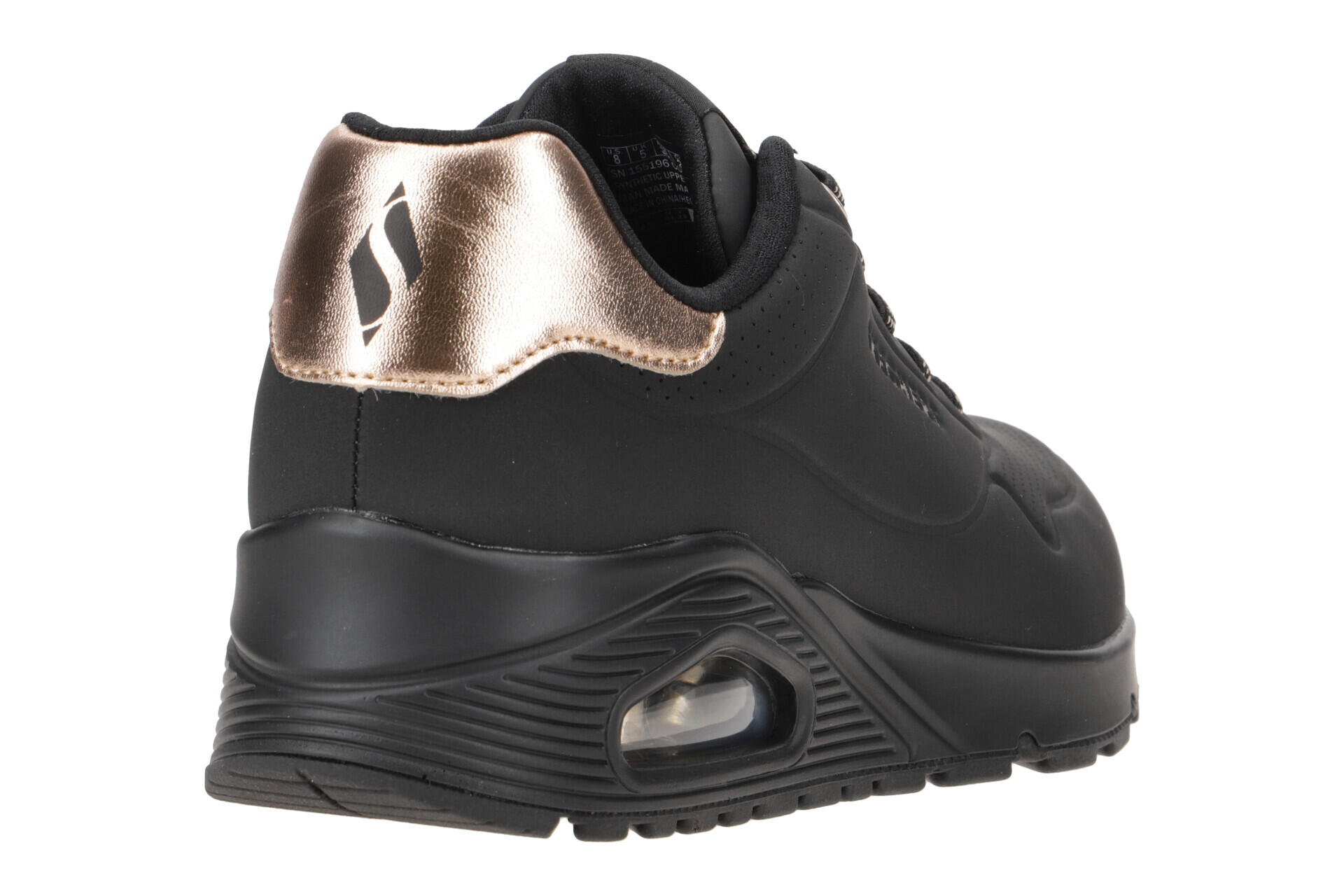 Baskets Femme Baskets Skechers UNO - SHIMMER AWAY Noir Noir Skechers 6/7