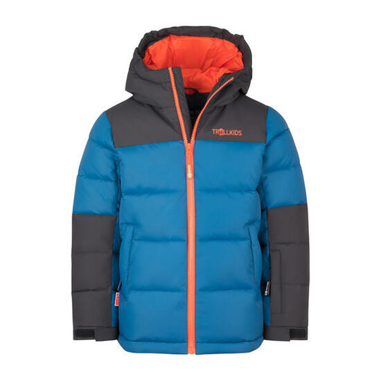 Kinder Winterjacke Narvik PRO Waldgrün/Marine