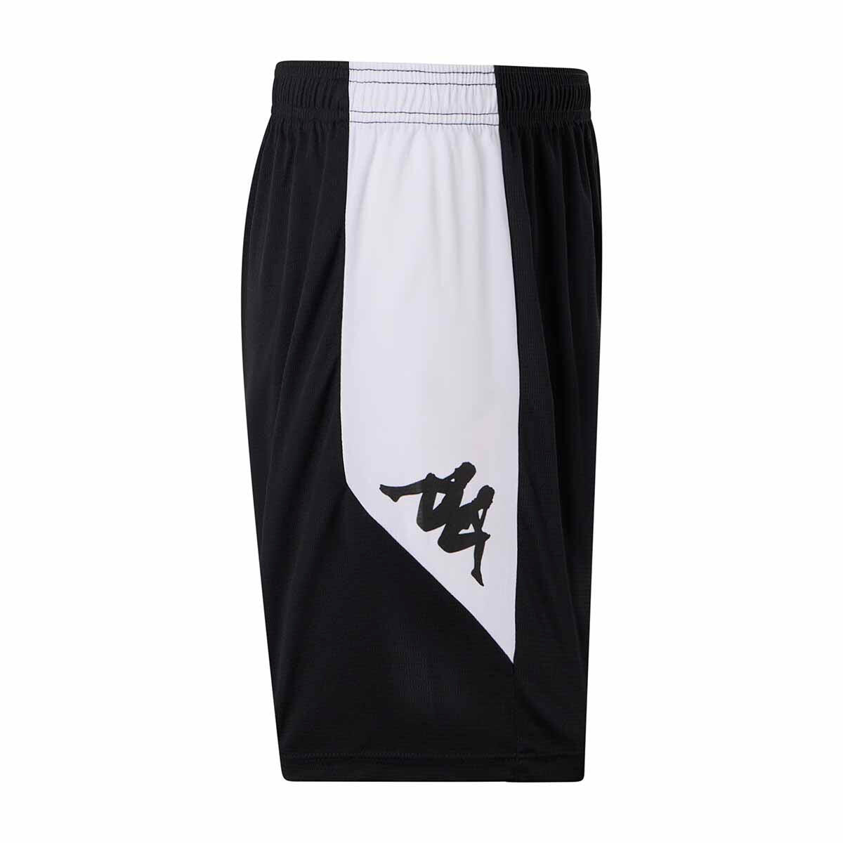 Pantaloni corti da uomo in poliestere riciclato nero da calcio 2/5