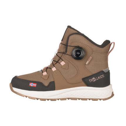 Kinder Winterschuhe Bergen Mid Cut Burgunderrot/Magenta