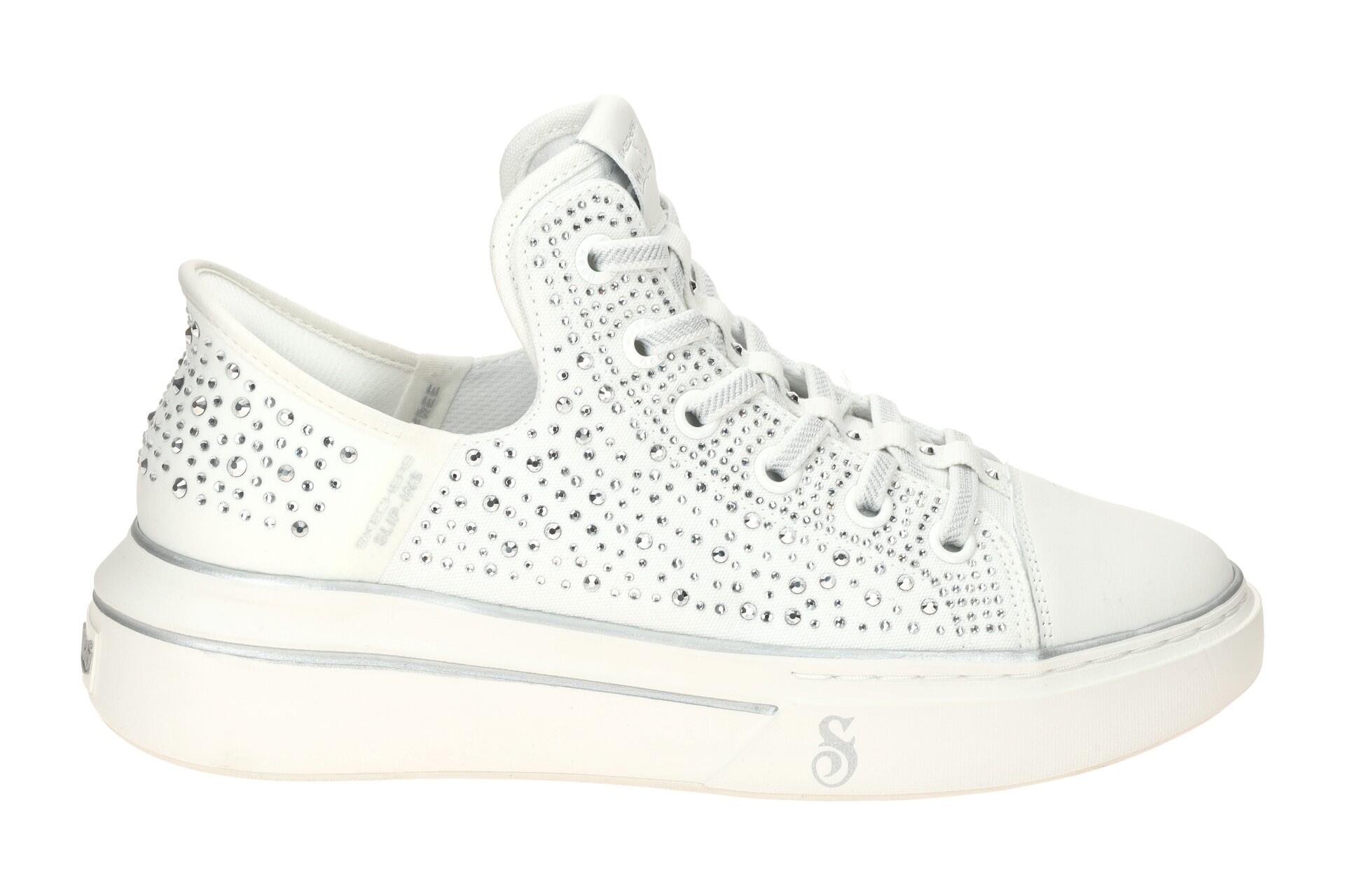 Skechers Snoop One Sneaker Damen weiß SNOOP DOGG Strass 186005 2/7
