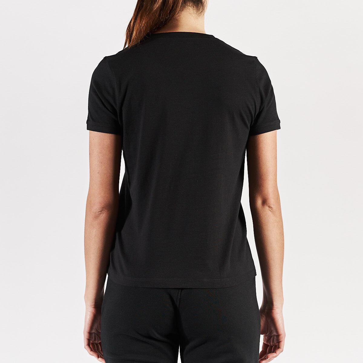 Camiseta de Manga Corta Mujer Kappa Cabou Negro 5/6