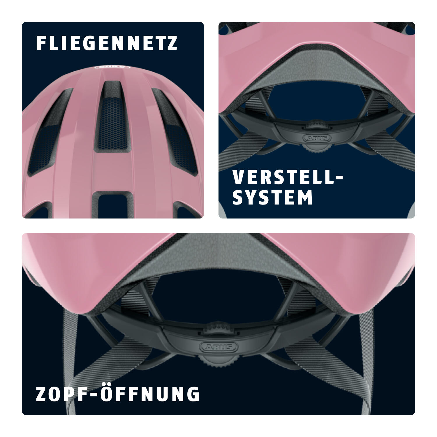 Casque de vélo de course "Macator", rose 3/7