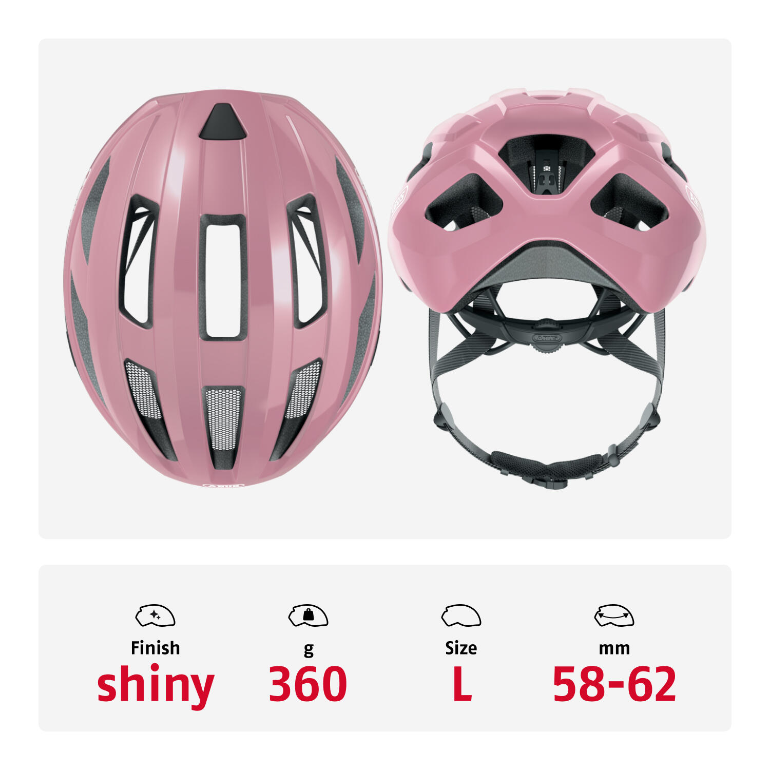 Casque de vélo de course "Macator", rose 4/7