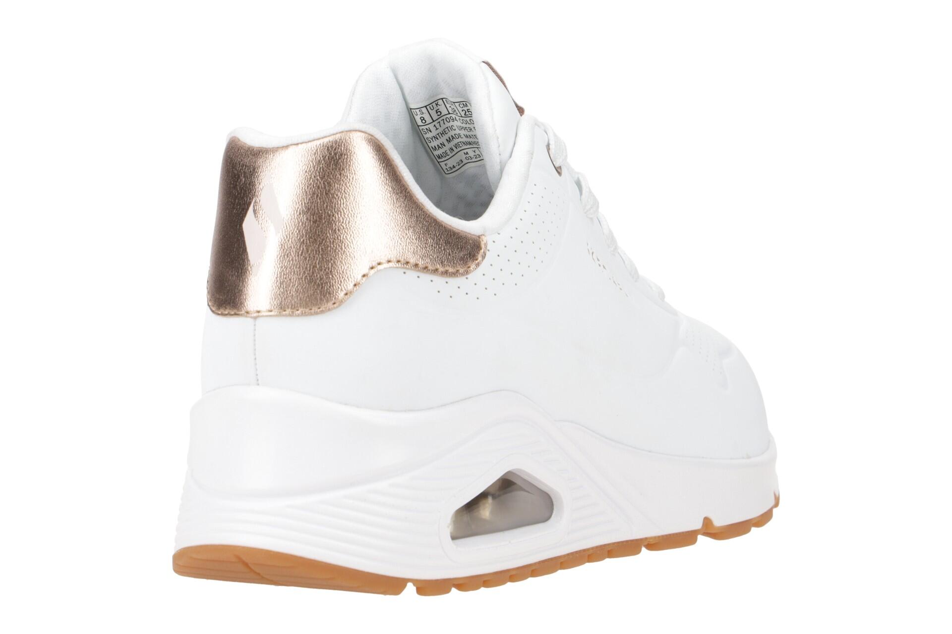Baskets Femme Baskets Skechers UNO - GOLDEN AIR Blanc Blanc Skechers 6/7