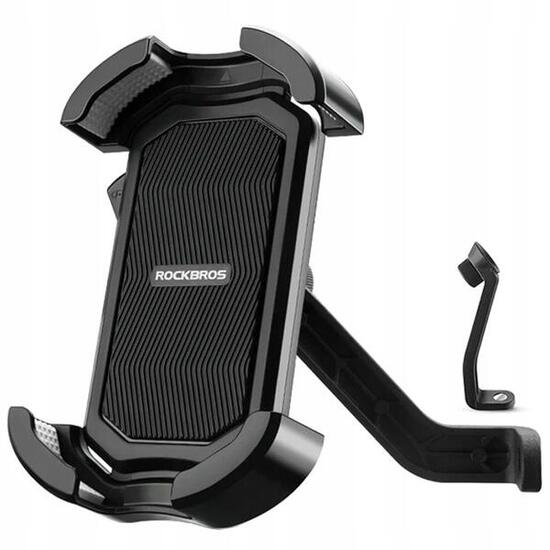 Supporto per telefono da bicicletta Rockbros 47-68 pollici Nero